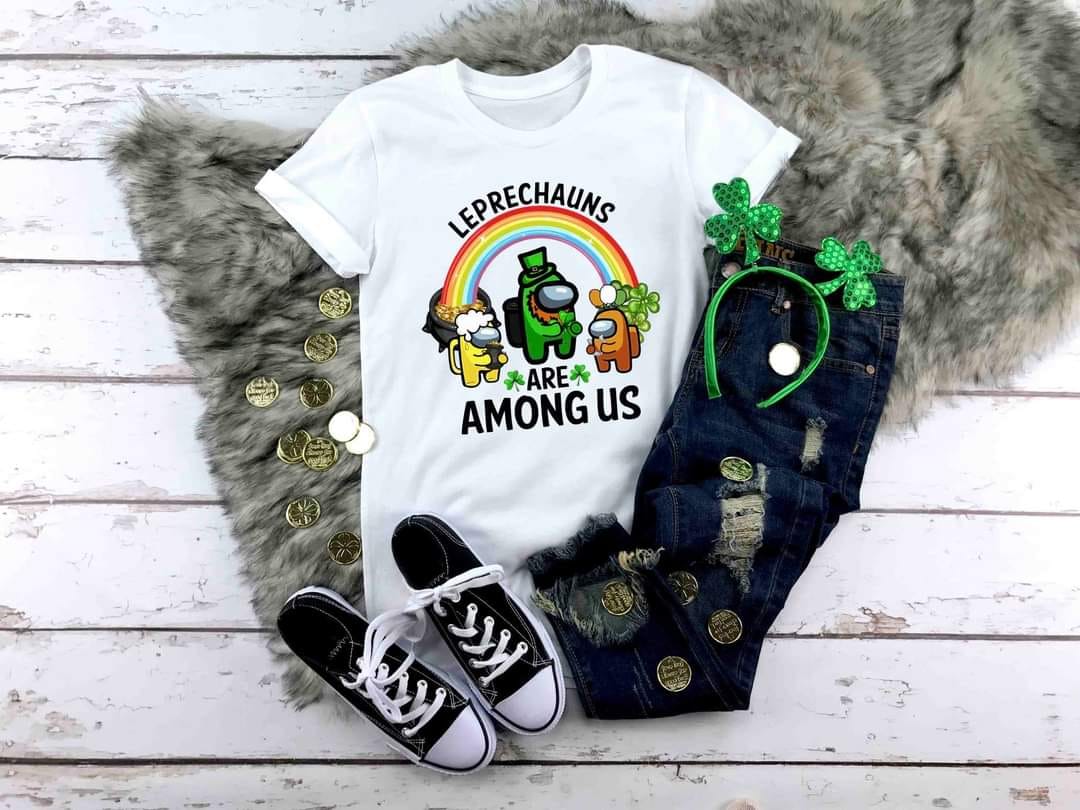 PREORDER - Leprechauns Are Among Us St Patricks Day Boutique Soft Tee