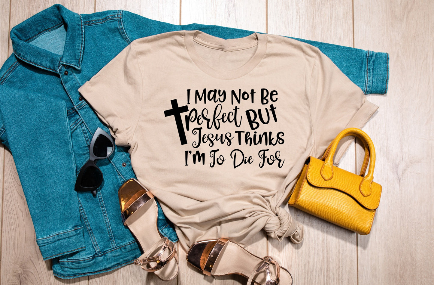 PREORDER - I May Not Be Perfect Inspirational Soft Boutique Tee