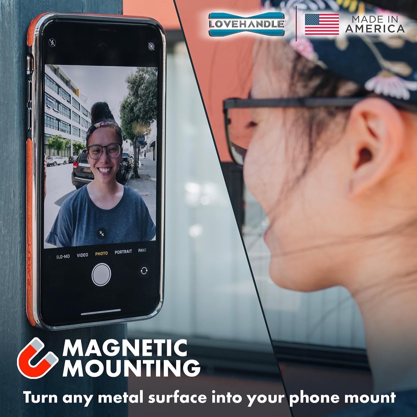 LoveHandle PRO Magnetic Phone Grip - Sunflower Chic