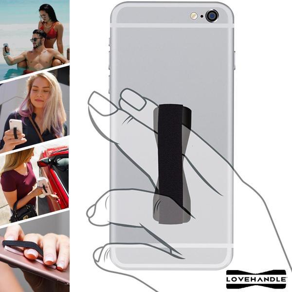 LoveHandle® Universal Phone Grip - Solid Black