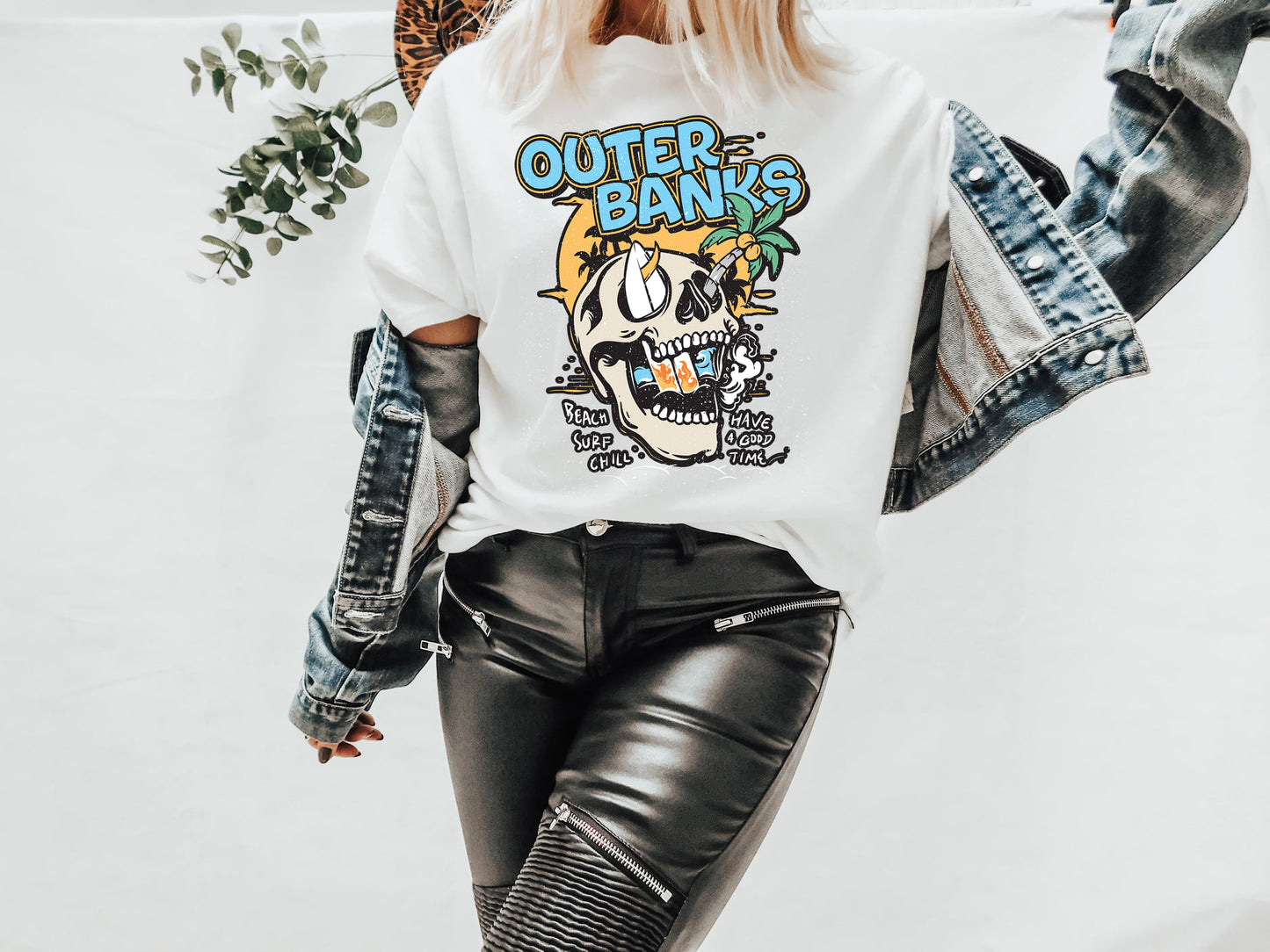 PREORDER - Outer Banks Skull Pogue Life Soft Boutique Tee