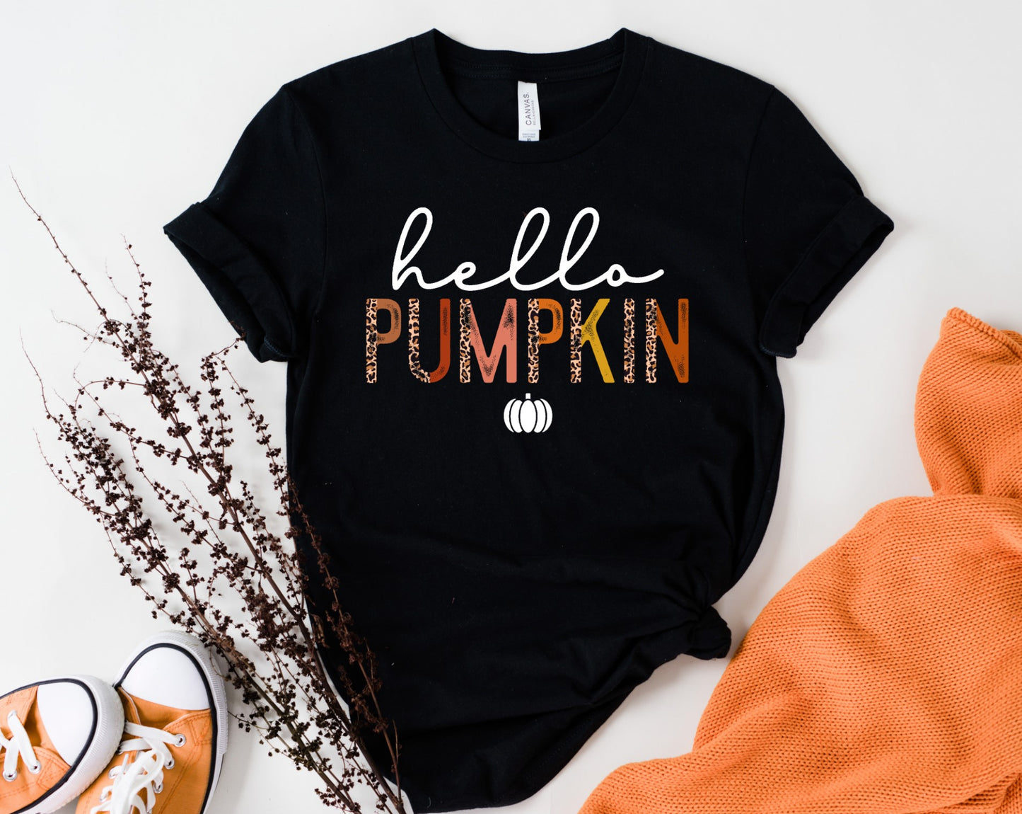 PREORDER - Hello Pumpkin Soft Boutique Tee - Youth & Adult