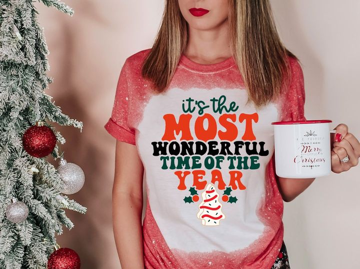PREORDER - Bleached Most Wonderful Time of The Year Christmas Boutique Soft Tee