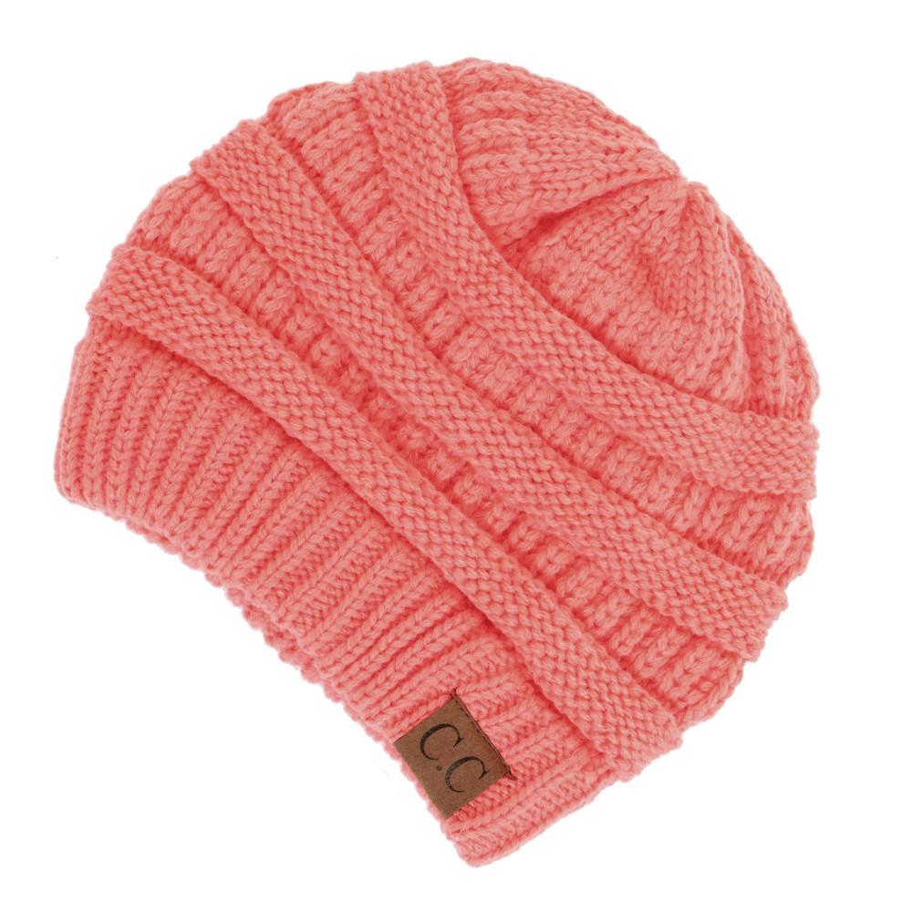 CC Beanie Messy Bun Beanies - Solid Colors - MB20