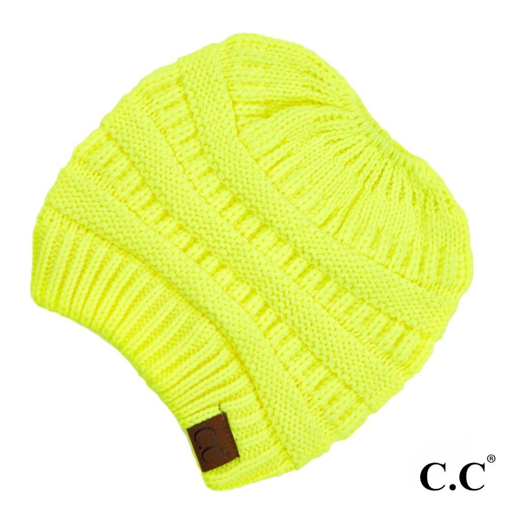 CC Beanie Messy Bun Beanies - Solid Colors - MB20