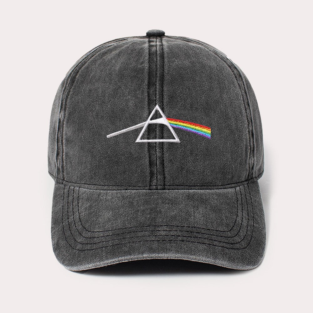Licensed Pink Floyd Embroidered Baseball Cap - Black
