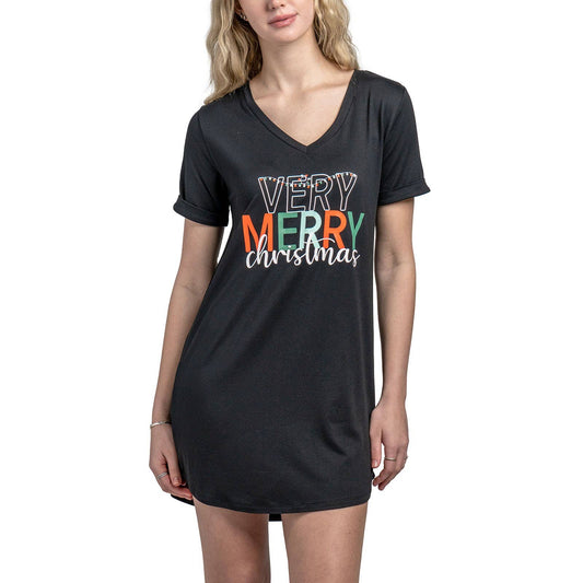 Hello Mello Holiday Sleep Shirt - Very Merry Christmas