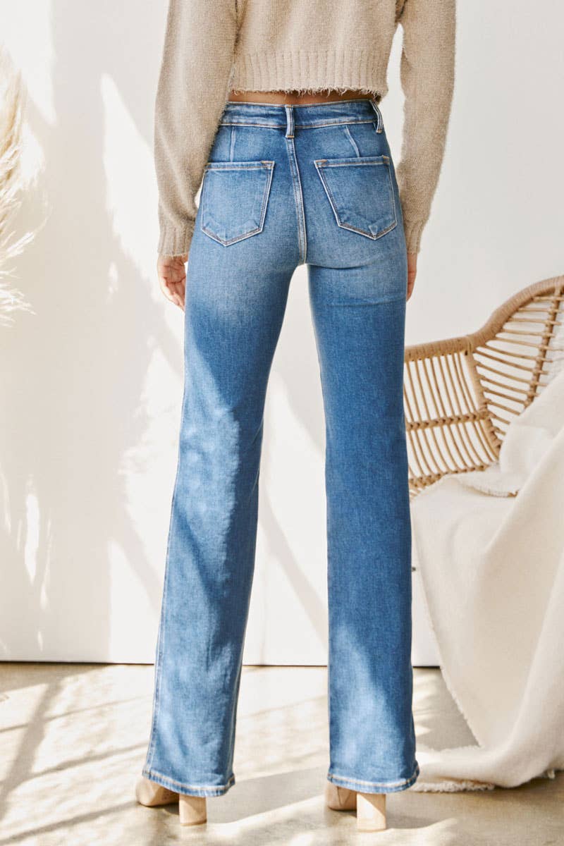 KanCan HOLLY Ultra High Rise Slim Flare Jeans / Medium
