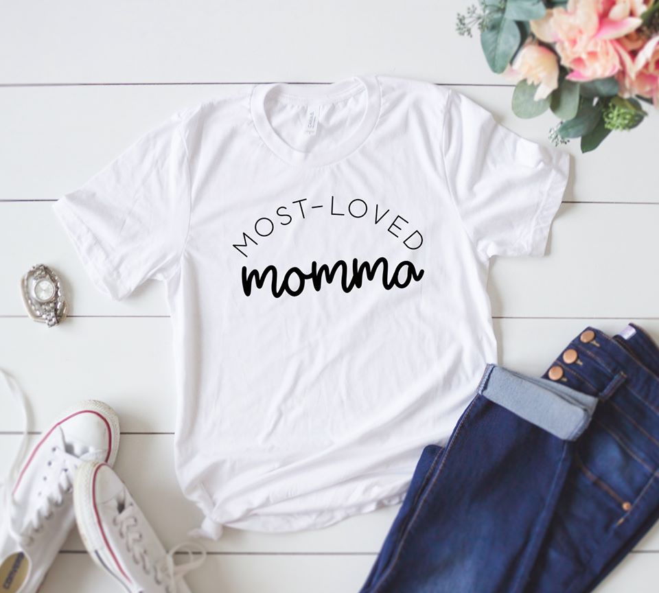 Most Loved Momma Boutique Tee - Custom Printed Preorder Tees