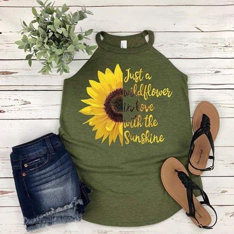 PREORDER Wildflower In Love With The Sunshine Boutique Tank Top