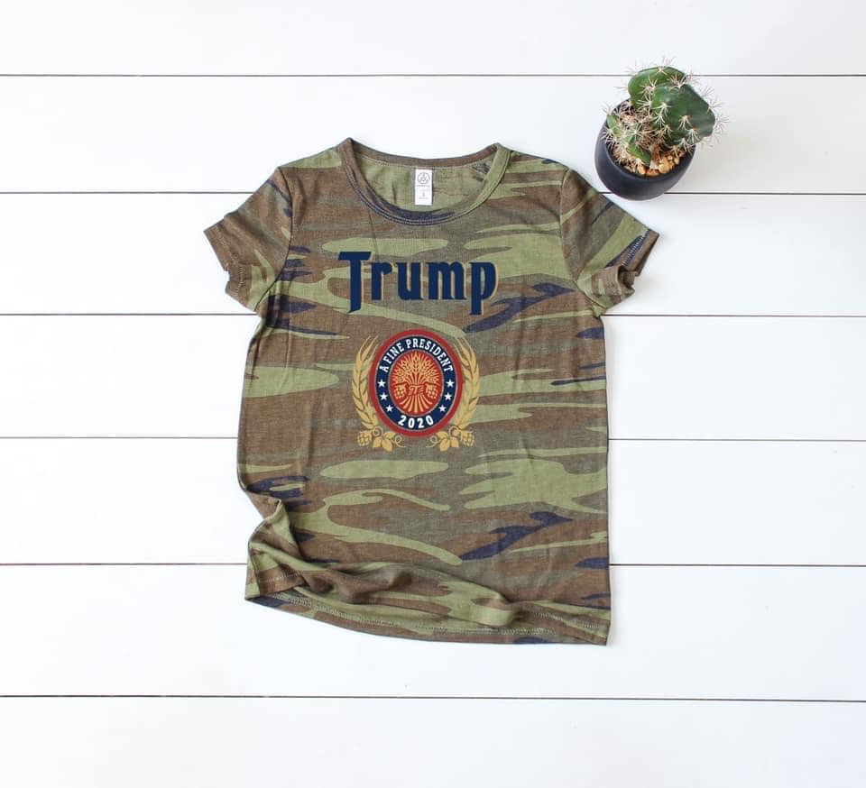Trump A Fine President 2020 SS Boutique Tee - Custom Printed Preorder Tees