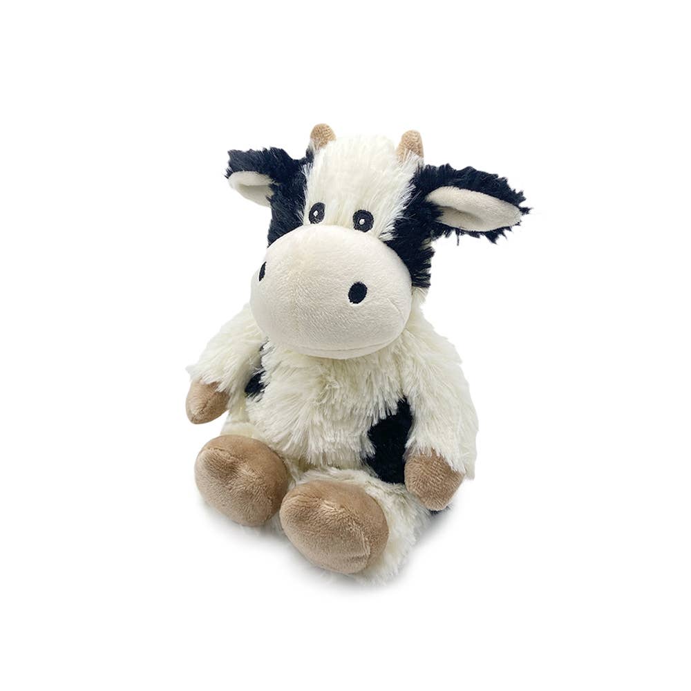 Black & White Cow Junior Warmies® Stuffed Animal