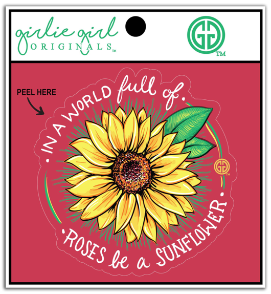 Be A Sunflower Decal Sticker