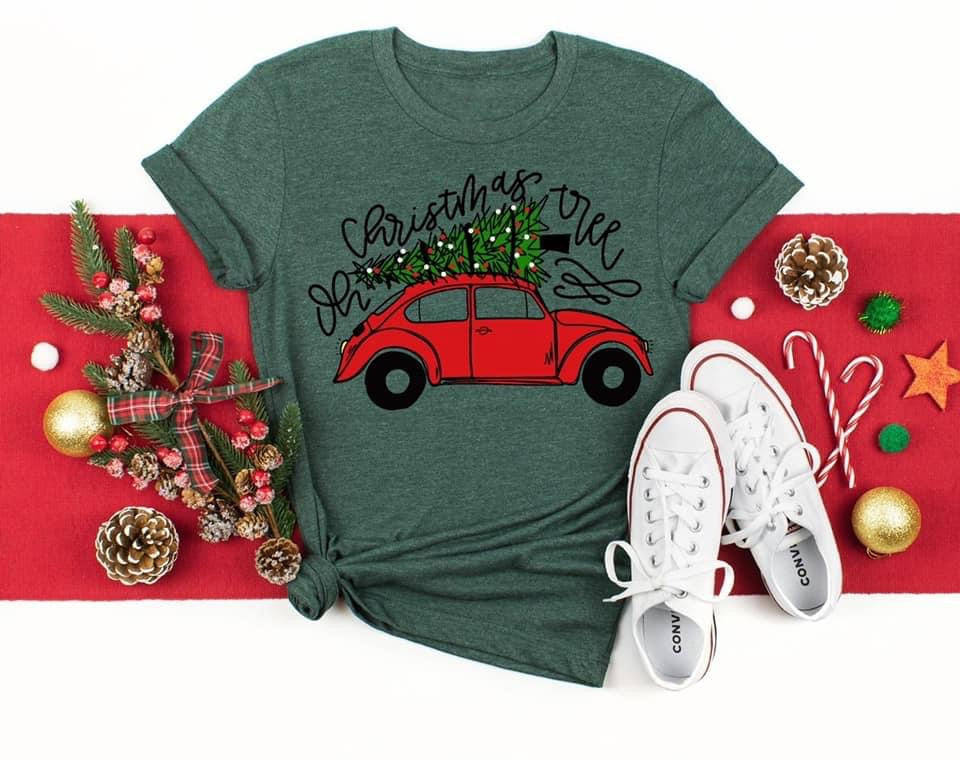 PREORDER - Oh Christmas Tree VW Bug Tee