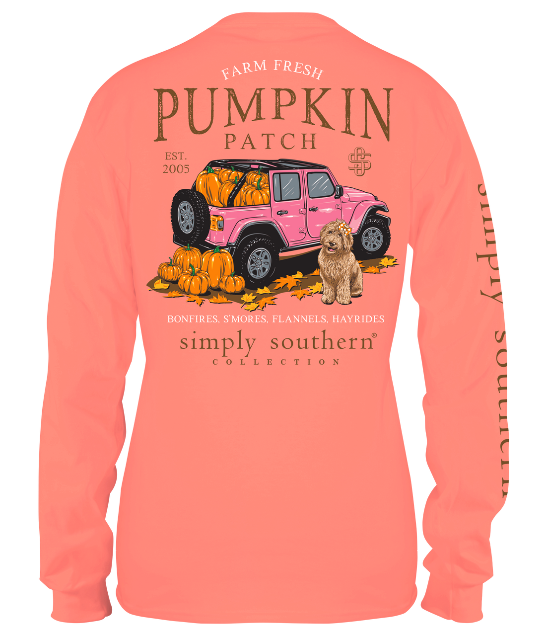 Simply Southern - Pumpkin Patch Long Sleeve Tee