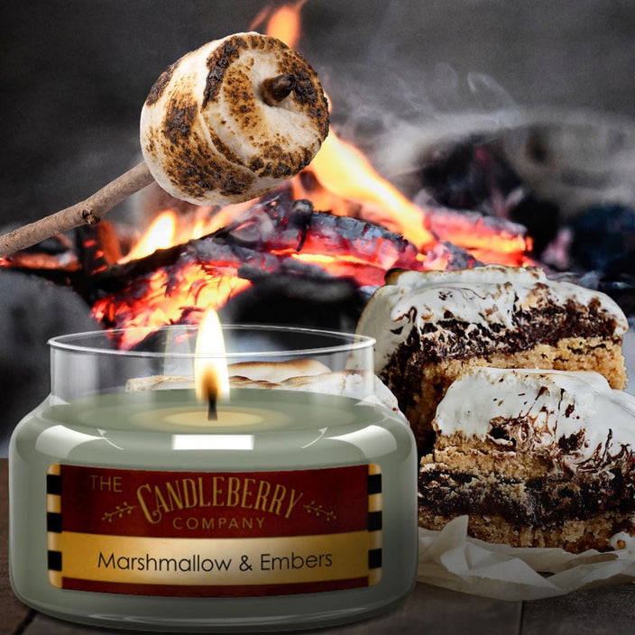 Candleberry Marshmallow & Embers™ Large Jar Candle