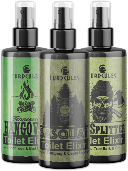 MOUNTAIN MAN Collection Turdcules Toilet Elixir - Essential Oil Bathroom Spray