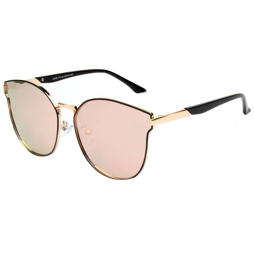Womens Premium Round Cat Eye Polarized Sunglasses - 4 Colors - 765