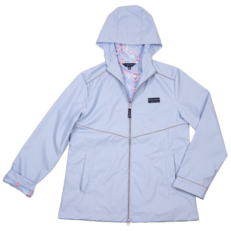 Simply Southern - Full Zip Rain Jacket - Surf