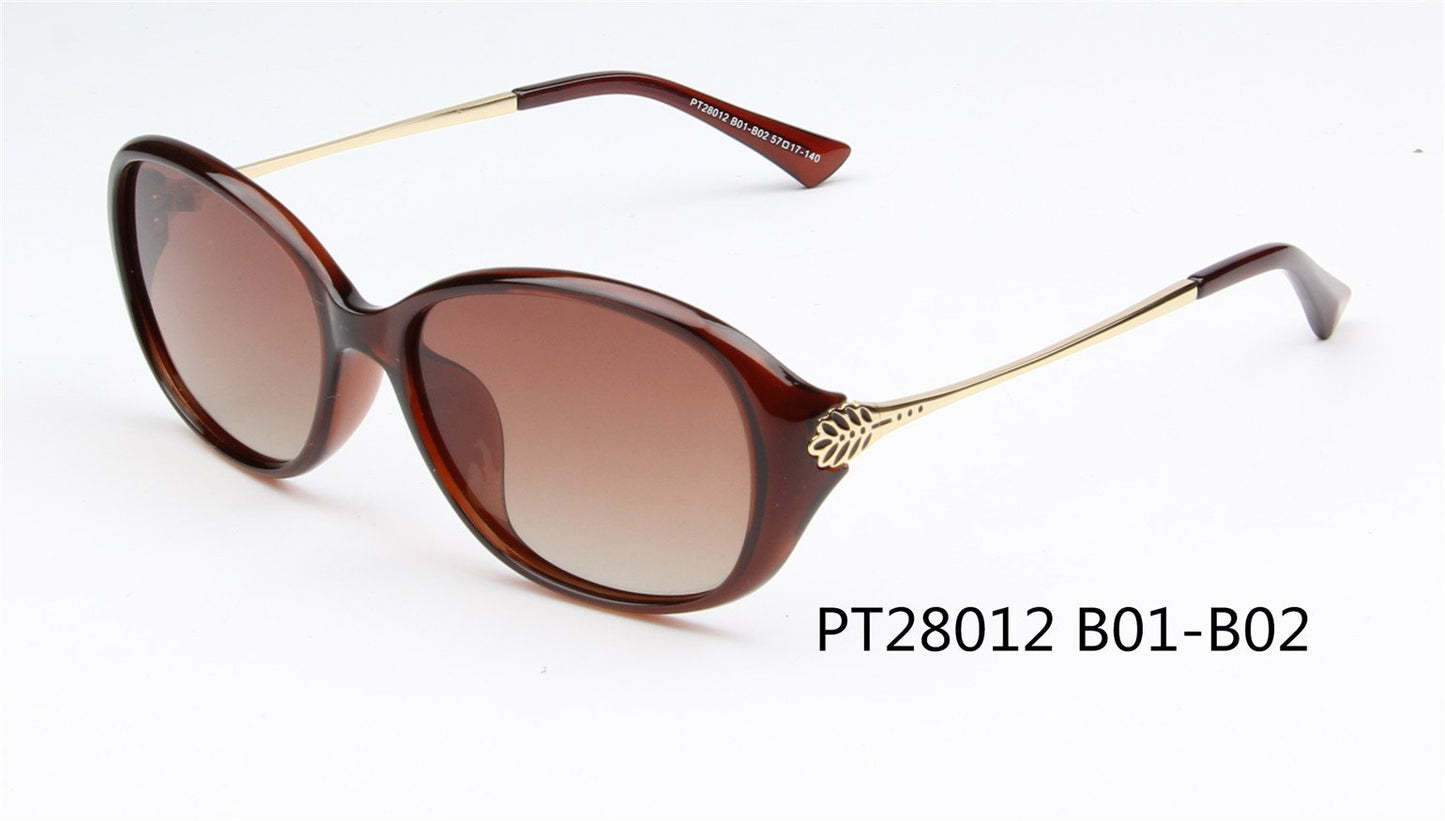 Womens Oval Premium Polarized Fashion Sunglasses -2 Colors - 8012