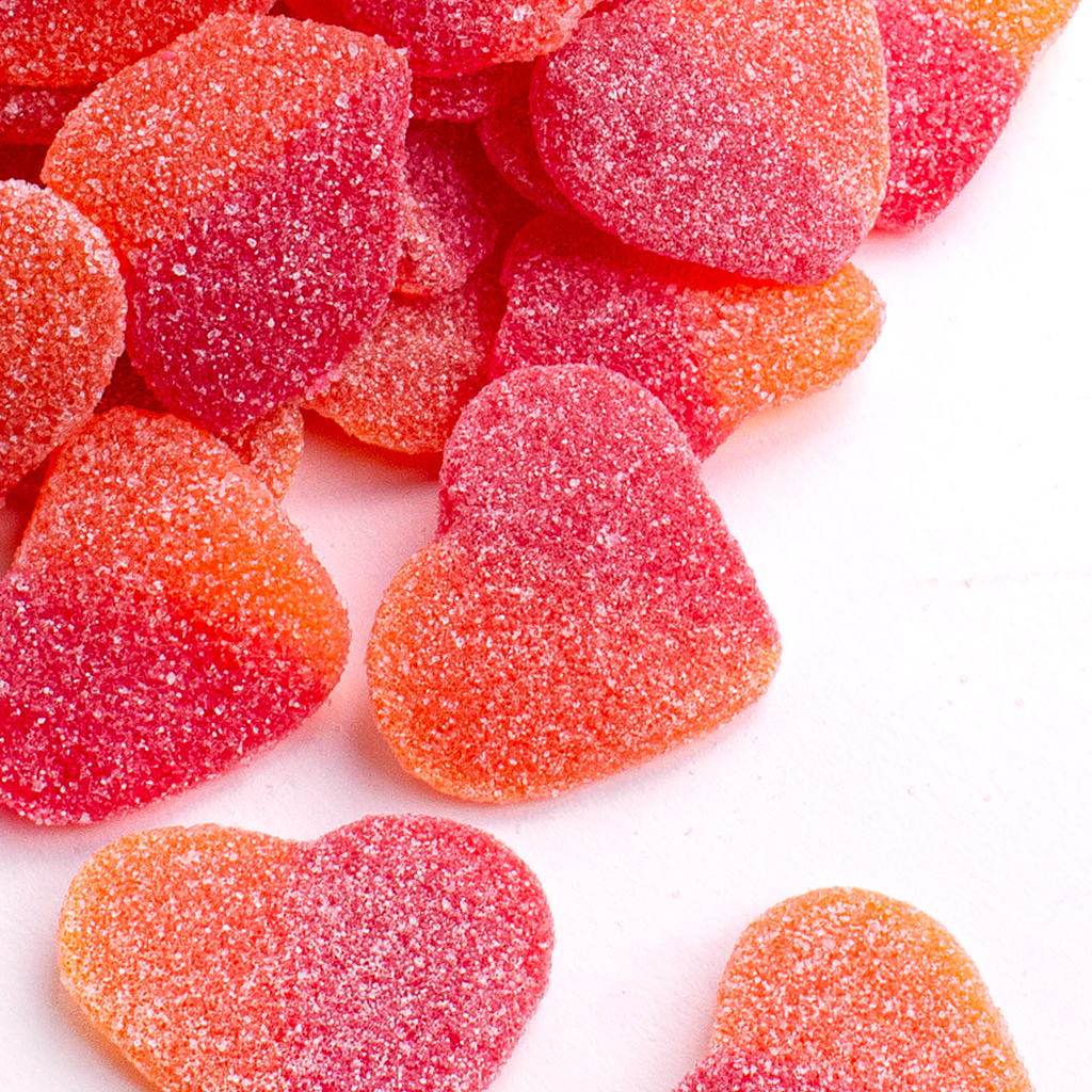 Candy Club - Peach Hearts - 8 oz