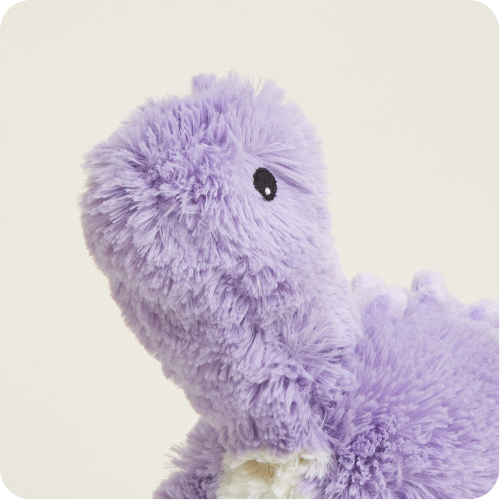 Purple Long Neck Dinosaur Warmies® Stuffed Animal