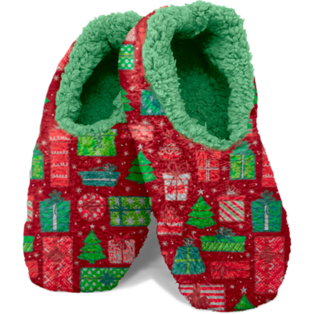 Ladies Soft Fuzzy Indoor Slippers - Christmas Presents