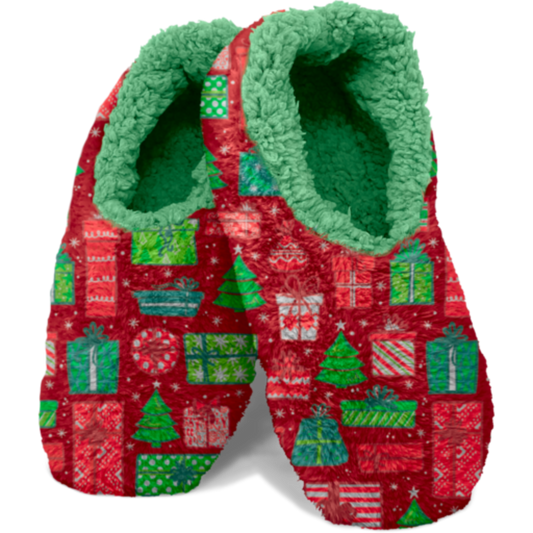Ladies Soft Fuzzy Indoor Slippers - Christmas Presents