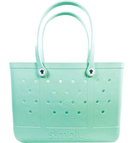 Simply Southern - Large Simply Tote - Aqua