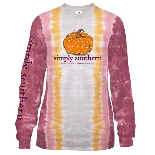 YOUTH - Simply Southern - Sorry You Can't Fly With Us Halloween Long Sleeve Tie Dye Tee