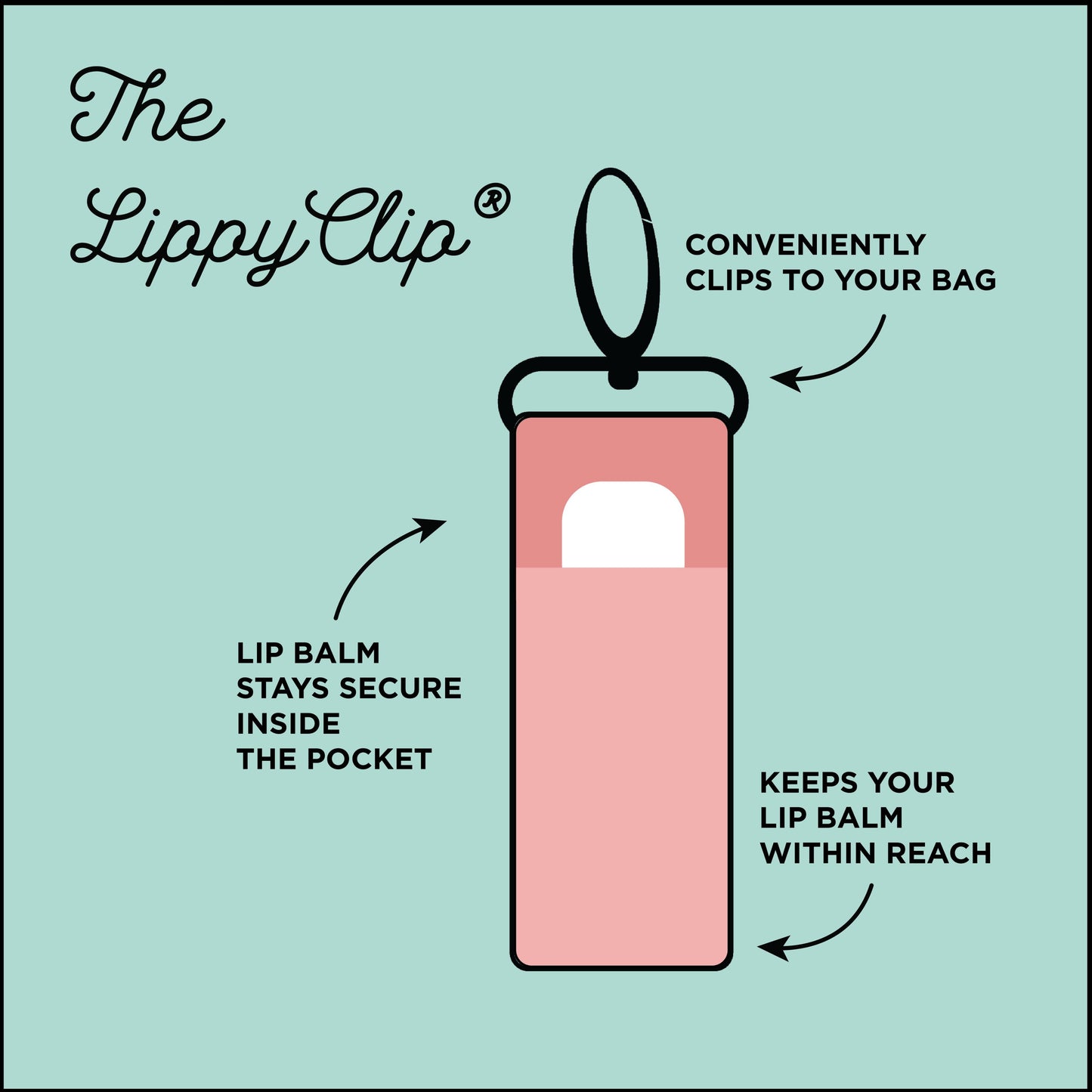 LippyClip® Lip Balm Holder - Asst. Designs