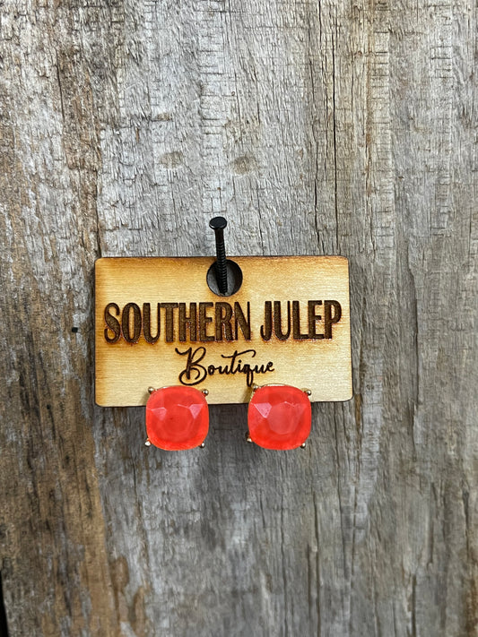 The Skye Earrings - Orange