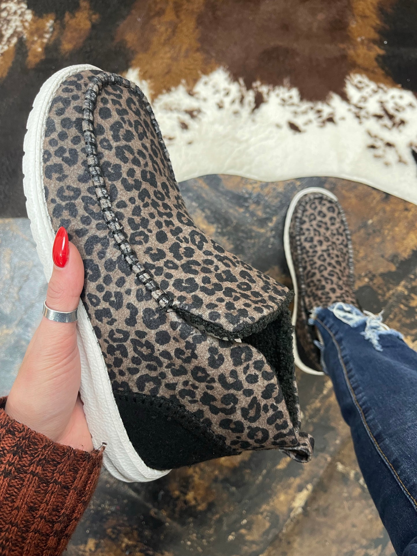 New Gypsy Jazz Merica Boot Sneaker - Tan Leopard