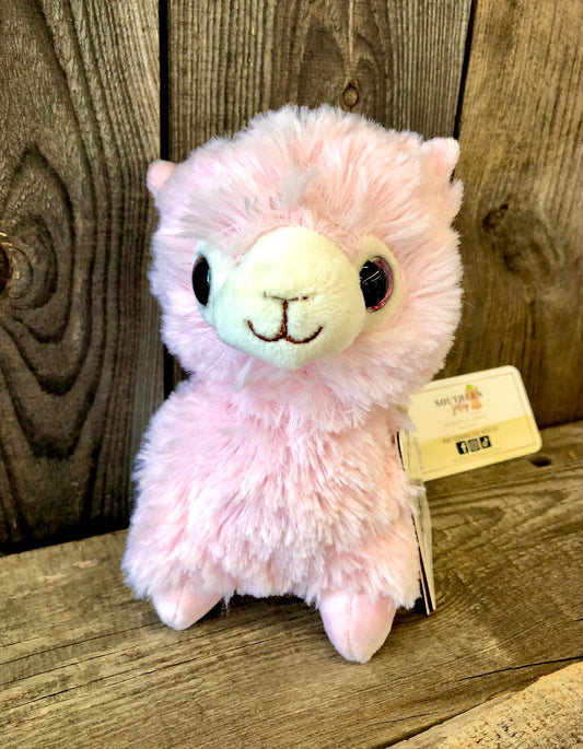 Pink Llama Junior Warmies® Stuffed Animal
