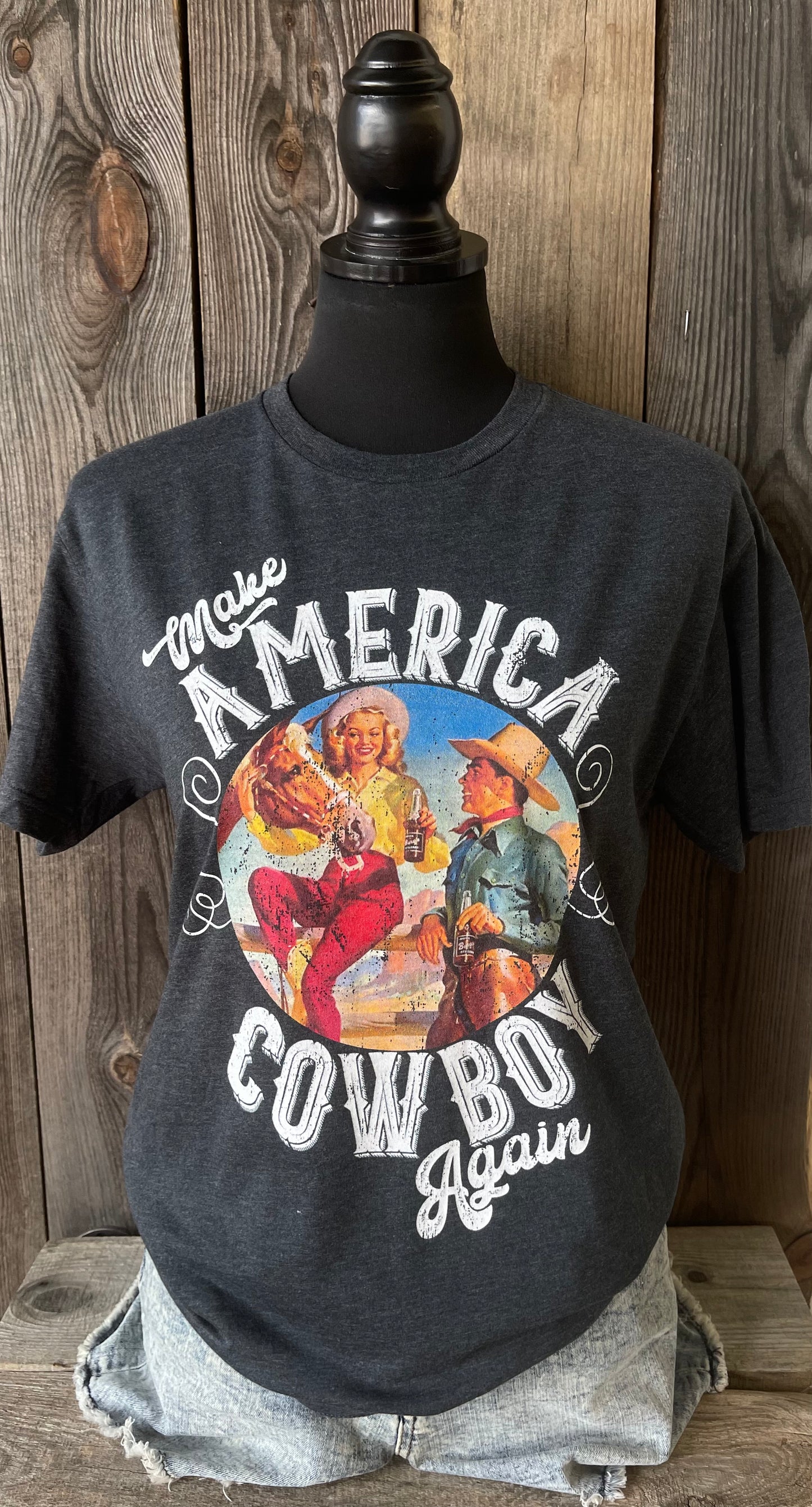 Make America Cowboy Again Soft Boutique Tee