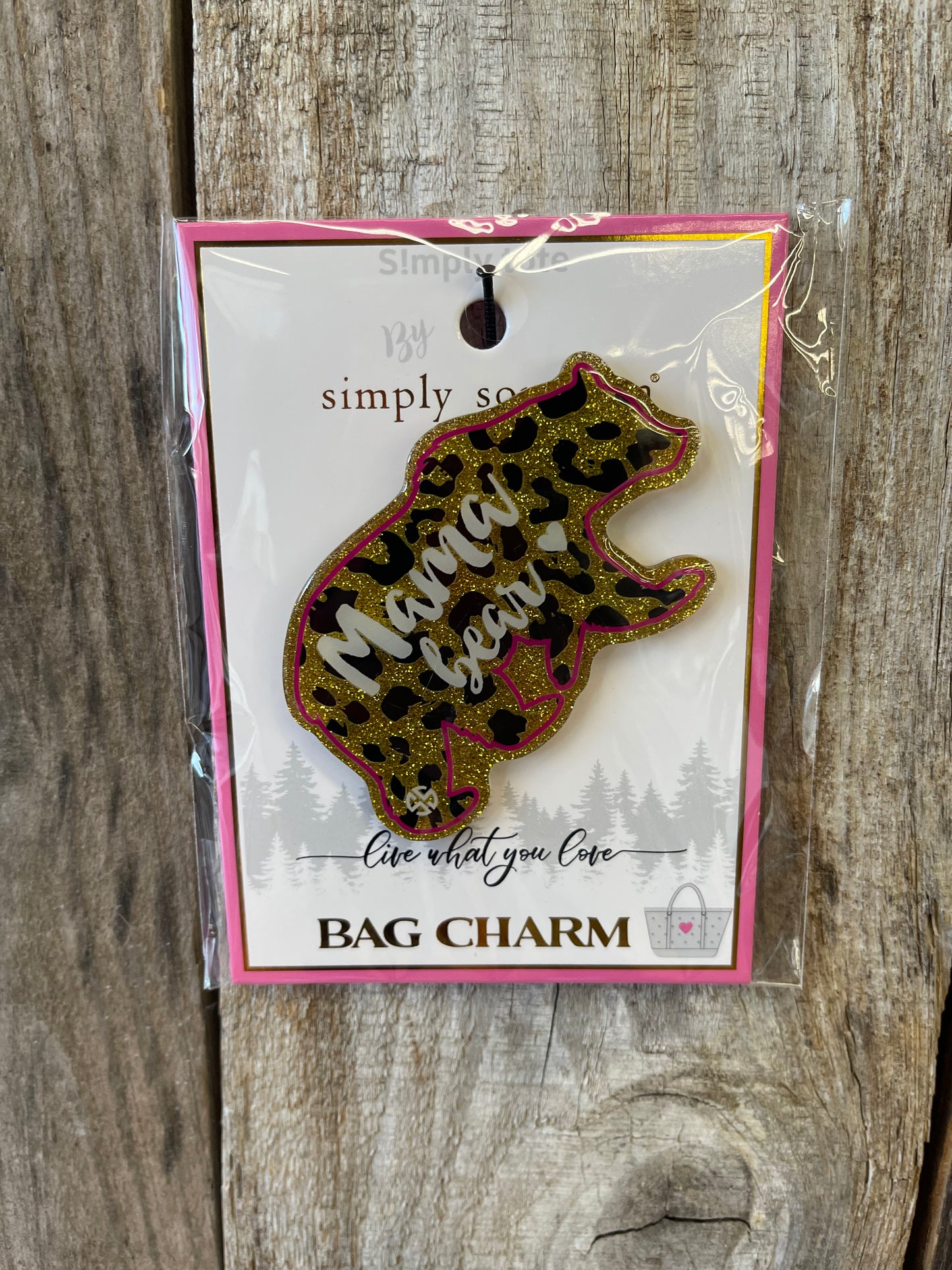 Simply Southern - Simply Tote Bag Charm - Mama Bear