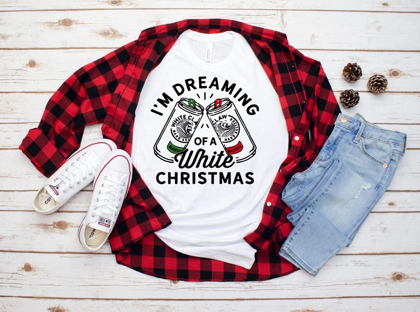 PREORDER - I'm Dreaming of a White Christmas SS Boutique Soft Tee