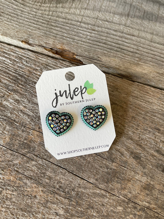 The Allie Earrings - Patina