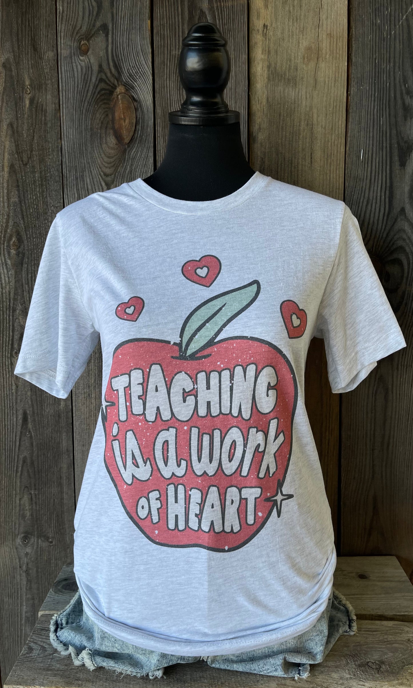 Teaching Is A Work Of Heart Soft Boutique Tee