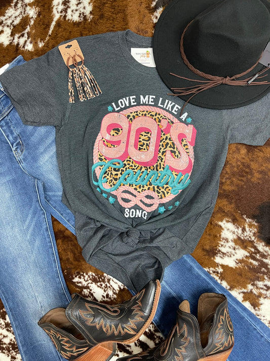 Love Me Like A 90's Country Song Soft Boutique Tee