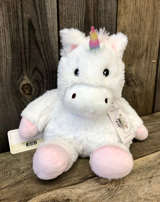 White Unicorn Warmies® Stuffed Animal