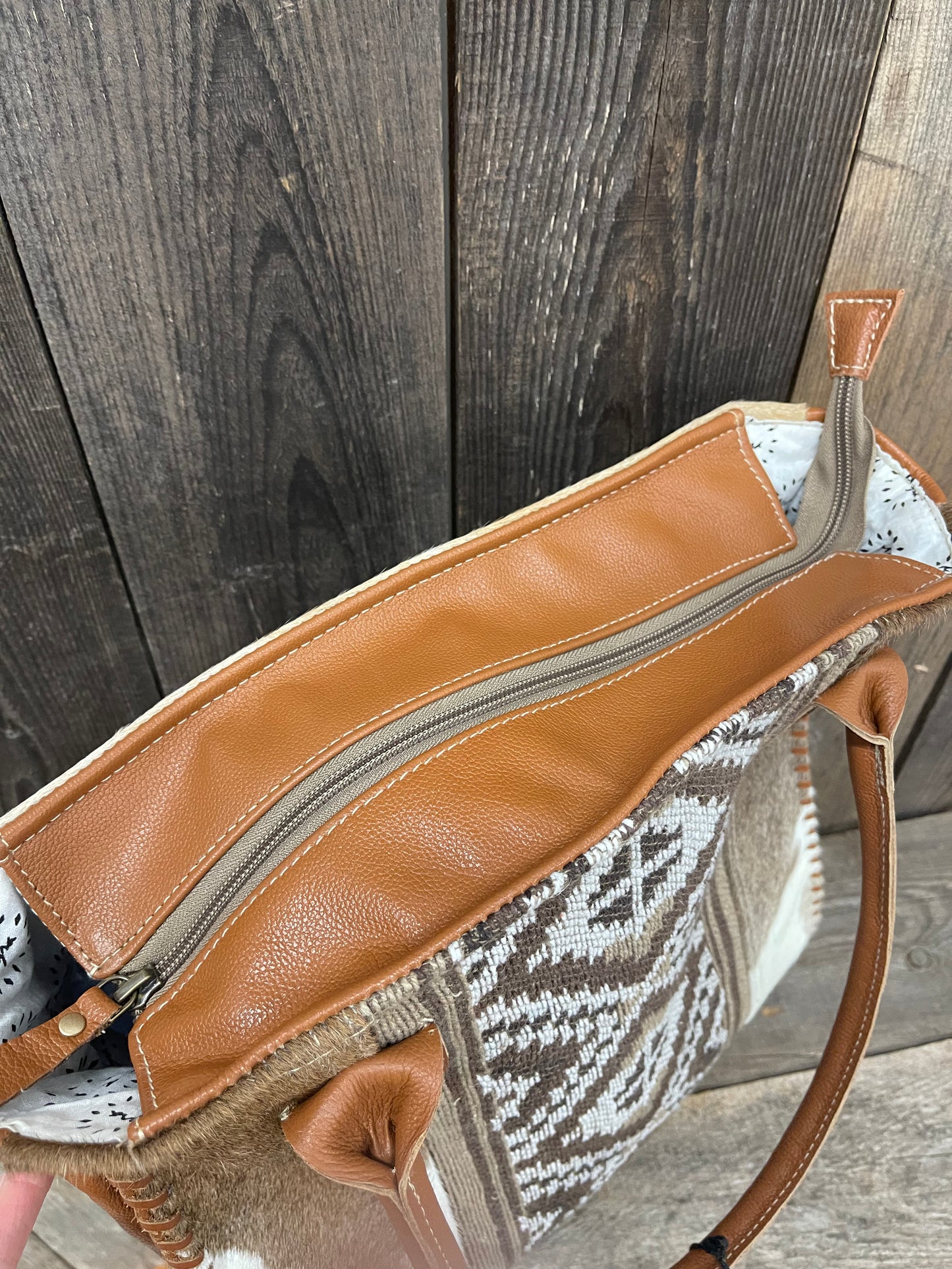Myra Bag - Elisa Leather & Hairon Bag