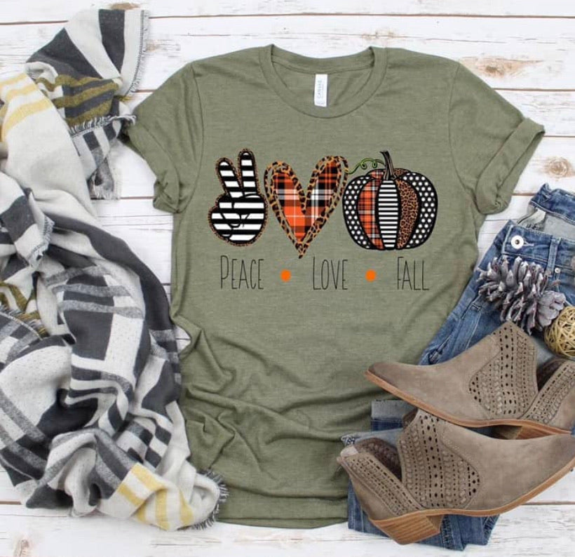 PREORDER - Peace Love Fall Boutique Soft Tee