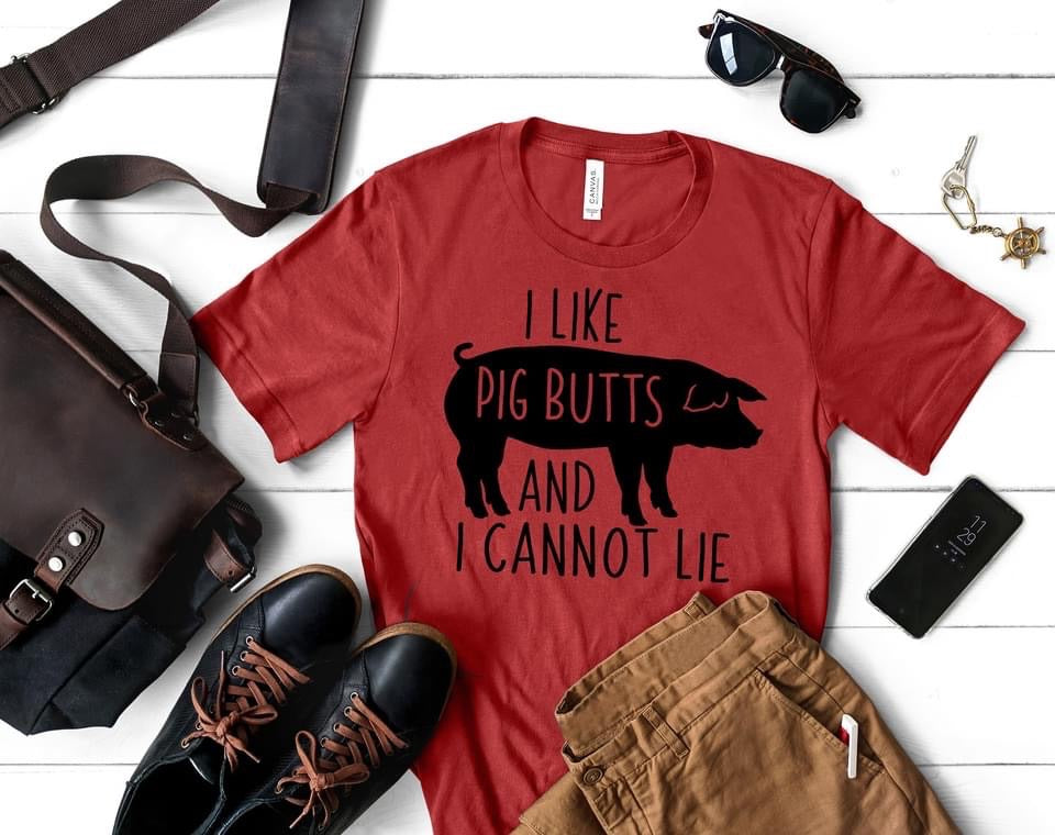 PREORDER - I Like Pig Butts and I Cannot Lie Men's Soft Tee