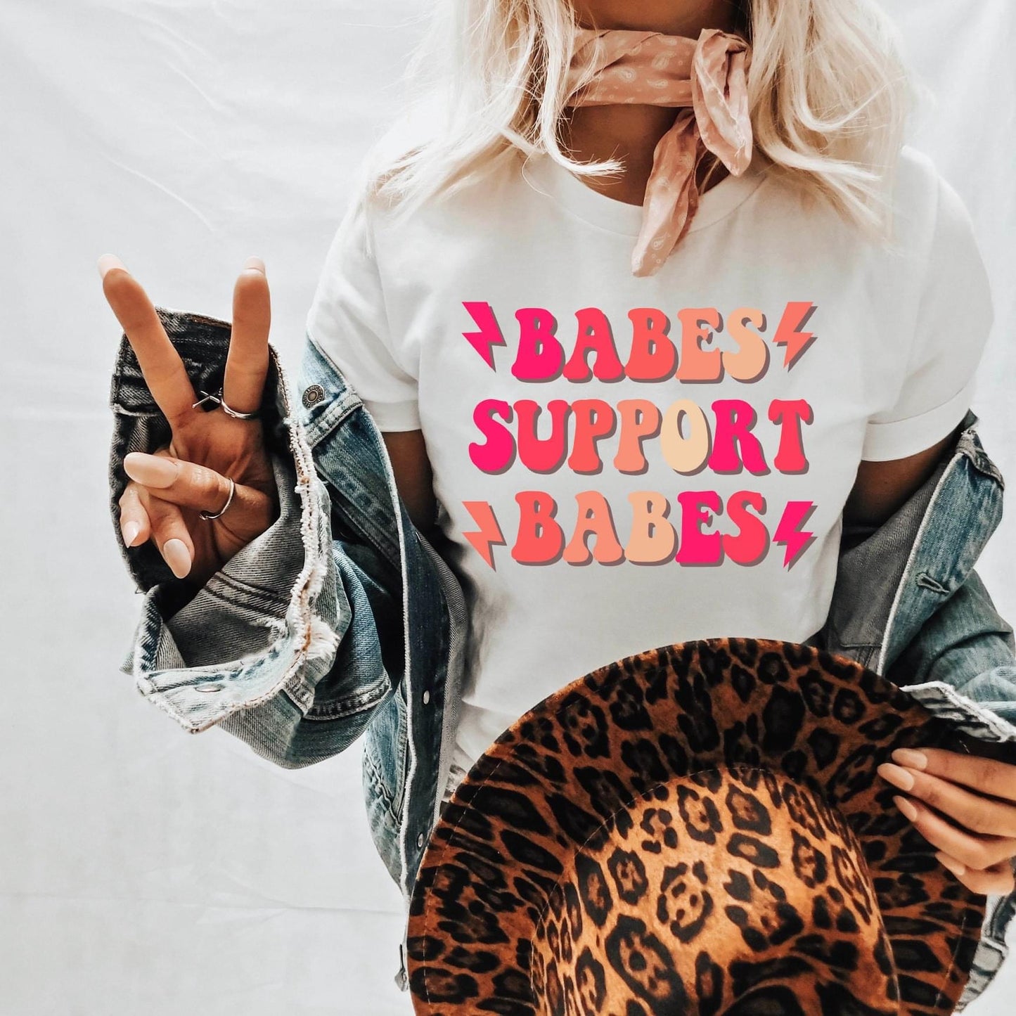 PREORDER - Babes Support Babes Lightning Bolts Soft Boutique Tee