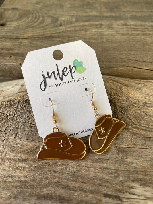 The Joleen Earrings - Brown