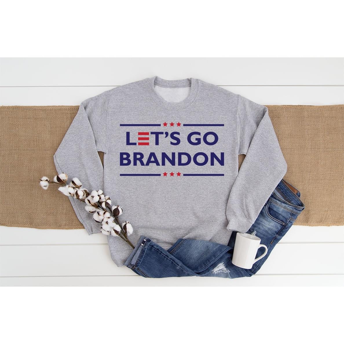 PREORDER - Let's Go Brandon FJB Soft Boutique Sweatshirt