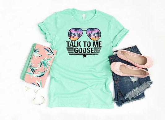 PREORDER - Talk To Me Goose Top Gun Retro SS Soft Boutique Tee