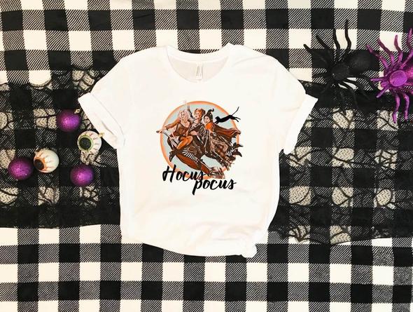 PREORDER - Hocus Pocus Flying Witches Halloween Tee