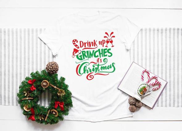 PREORDER - Drink Up Grinches It's Christmas SS Boutique Soft Tee